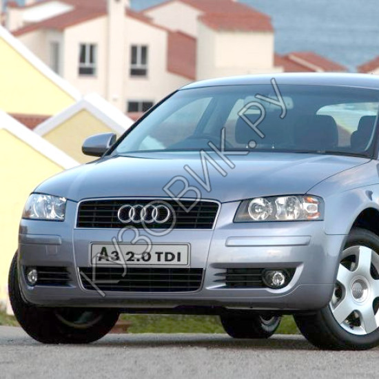 Бампер передний в цвет кузова Audi A3 8P (2003-2008) Бампер передний в цвет кузова Audi A3 8P (2003-2008)