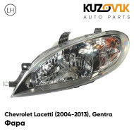 Фара левая Chevrolet Lacetti  (2004-2013) хэтчбек под электрокорректор Daewoo Gentra KUZOVIK