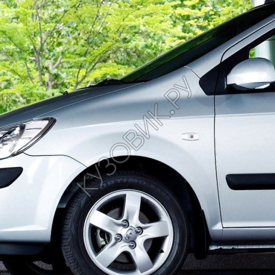 Крыло переднее левое в цвет кузова Hyundai Getz (2005-) рестайлинг Крыло переднее левое в цвет кузова Hyundai Getz (2005-) рестайлинг