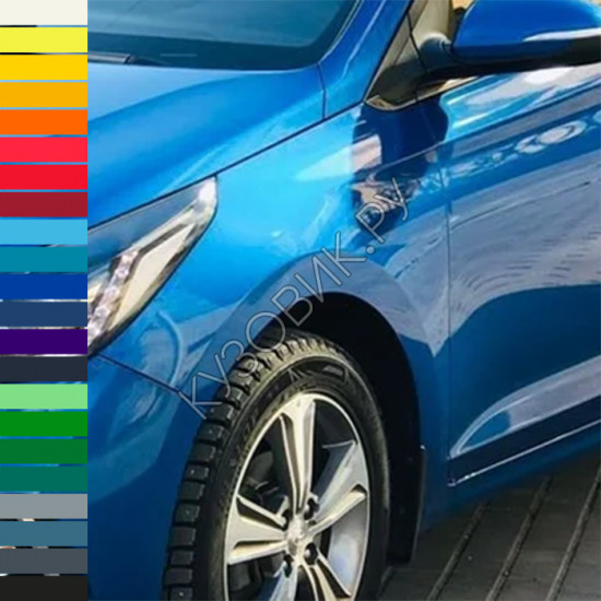 Крыло переднее левое в цвет кузова Hyundai Solaris 2 (2017-2020)