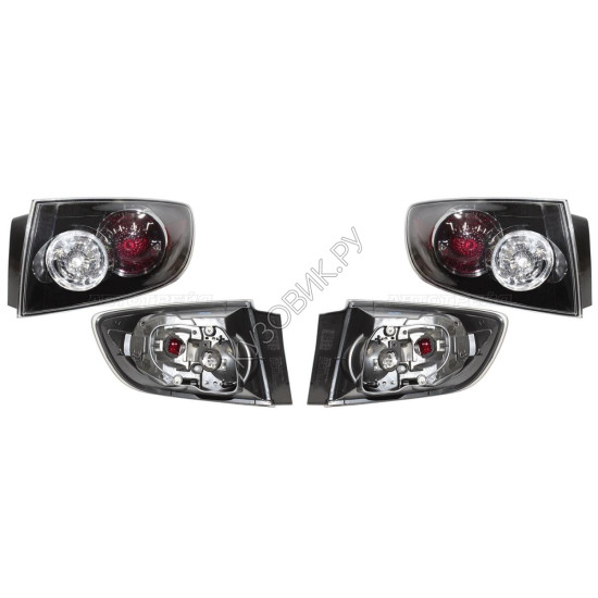 Фонари задние Мазда Мазда 3 Mazda Mazda-3 BK (2007-) комплект 2 штуки левый и правый TYC высокое качество