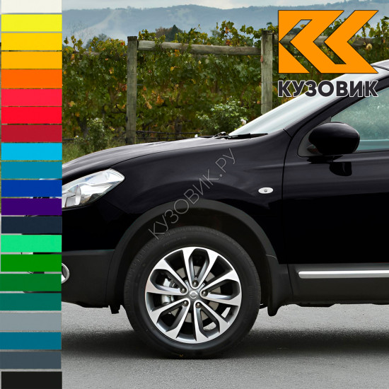 Крыло переднее левое в цвет кузова Nissan Qashqai J10 (2010-2013) рестайлинг Крыло переднее левое в цвет кузова Nissan Qashqai J10 (2010-2013) рестайлинг