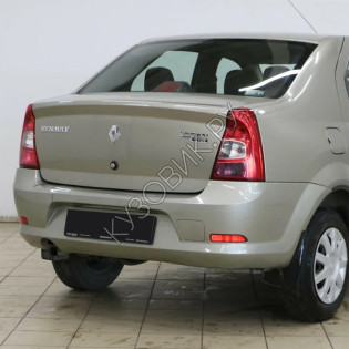 Бампер задний в цвет кузова Renault Logan 1 (2009-2015) фаза 2 рестайлинг Бампер задний в цвет кузова Renault Logan 1 (2009-2015) фаза 2 рестайлинг