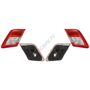 Фонари задние Тойота Камри Toyota Camry V40 (2009-) комплект 2 штуки левый и правый SAT высокое качество