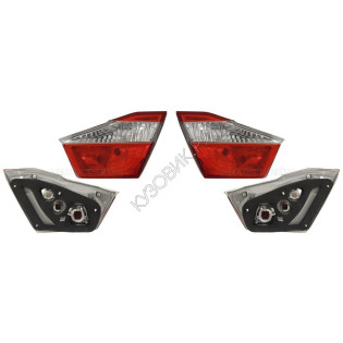 Фонари задние Тойота Камри Toyota Camry V50 (2011-) комплект 2 штуки левый и правый DEPO высокое качество