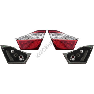 Фонари задние Тойота Камри Toyota Camry V50 (2011-) комплект 2 штуки левый и правый SAT высокое качество