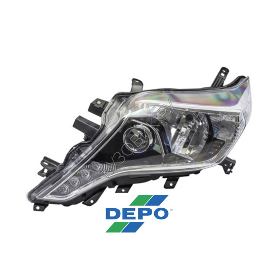Фара левая Toyota Land Cruiser Prado 150 рестайлинг (2013-2017) DEPO