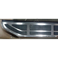 Алюминиевые пороги Volkswagen Touareg 1 (2011-) рестайлинг
